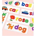 thumbnail image 4 of Juguetes para aprender a leer y ortografía, juego visual de reconocimiento de letras y emparejamiento de palabras, apto para niños y niñas de 2 a 5 años., 4 of 5
