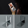 thumbnail image 3 of Rechargeable Pocket Mirror, Double Sided 1X/3X Magnification Compact Vanity Mirror, 3 Color Lights, Dimmable, Small Portable Wallet Mirror, Lighted Travel Mirror for Women Gifts, White, 3 of 6