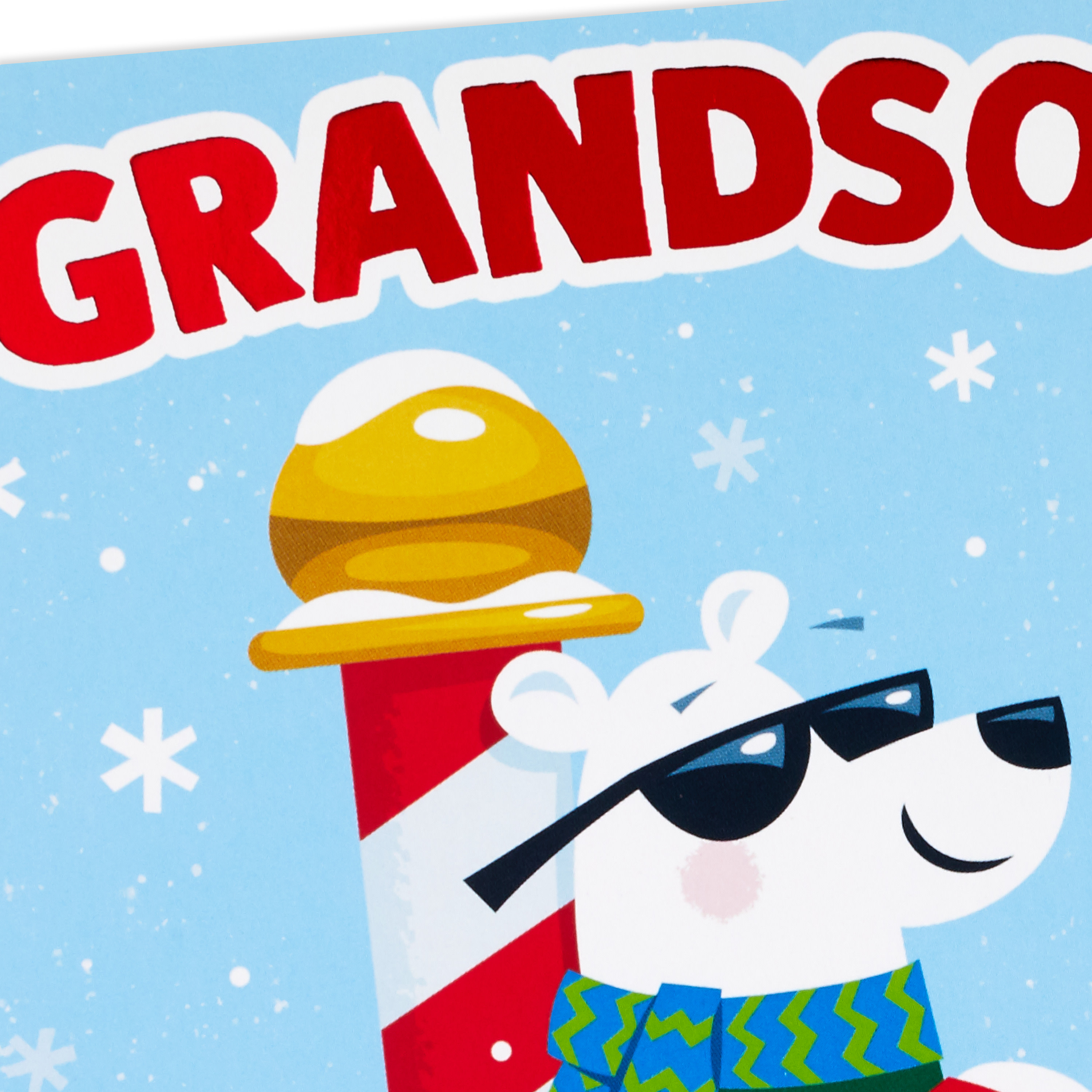 Hallmark Christmas Greeting Card for Grandson (You're Cooler than a Polar Bear)