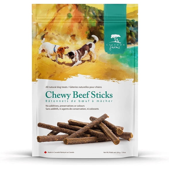 Caledon Farms Chewy Beef Sticks 7.8oz - Dog Treats