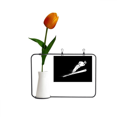thumbnail image 1 of Deporte de invierno, esqui Pattern Illustration Tarjeta de jarrón artificial de tulipanes, 1 of 3