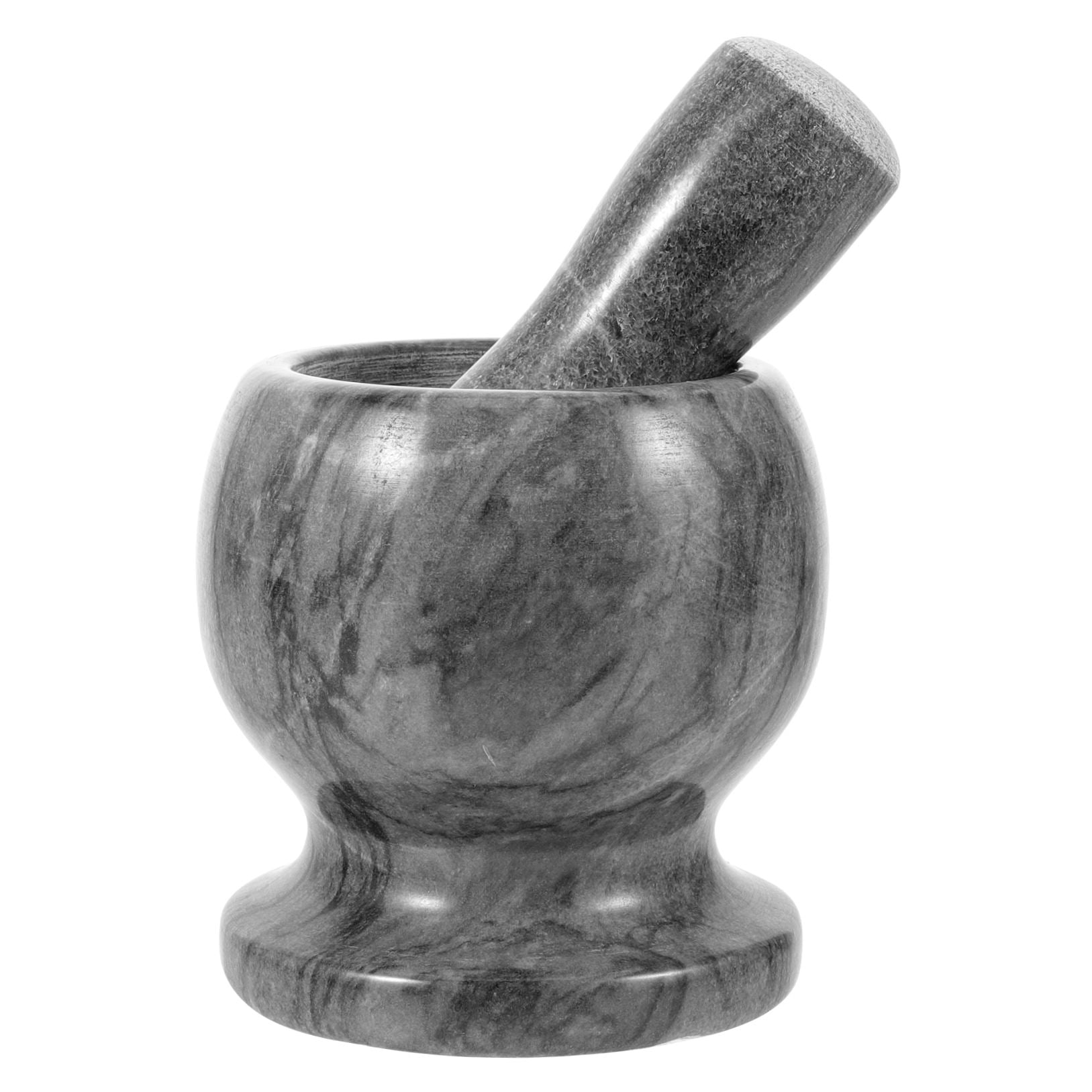 LITINKIMI 1Set Black Marble Garlic Grater and Crusher for Efficient Kitchen Spice Preparation