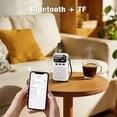 thumbnail image 2 of Portable Radio AM FM, Rechargeable Tansistor Radio, Pocket Handheld Radio with Earphone Jack, Excellent Reception, Easy to use, Perfect for Home, Outdoor, and Emergency Use, Suitable for Senior, kids, 2 of 7