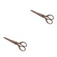 thumbnail image 4 of Riwesomey Tijeras de moda y duraderas para proyectos de costura y bordado Tijeras de bordado Fácil de cortar orejas de trigo Té Té cortado de oreja de trigo 2Conjunto, 4 of 6
