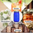 thumbnail image 5 of Frascos Mason Galssmagic de 950 ml, azules, pack de 6, con tapas herméticas, 5 of 5
