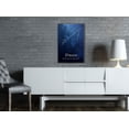 thumbnail image 3 of wall26 - 12 Zodiac Signs Constellation Canvas Wall Art - Pisces - Gallery Wrap Modern Home Art | Ready to Hang - 12x18 inches, 3 of 4