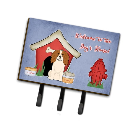 

Carolines Treasures BB2812TH68 Dog House Collection Cavalier Spaniel Leash or Key Holder Triple multicolor