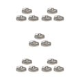 thumbnail image 2 of Sonducket De Metal Clásico S Ocasión De Moda Elegante Para Accesorios De Hombre Estilo Funky Para Cualquier Plata Type2 NO2, 2 of 6