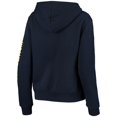 thumbnail image 3 of Women's Colosseum Navy Michigan Wolverines Loud and Proud Pullover Hoodie, 3 of 3