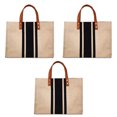 thumbnail image 1 of Bolso de mano para portátil de mujer, bolso de lona para el trabajo de mujer, bolso bandolera tipo maletín para ordenador, color negro, 1 of 6