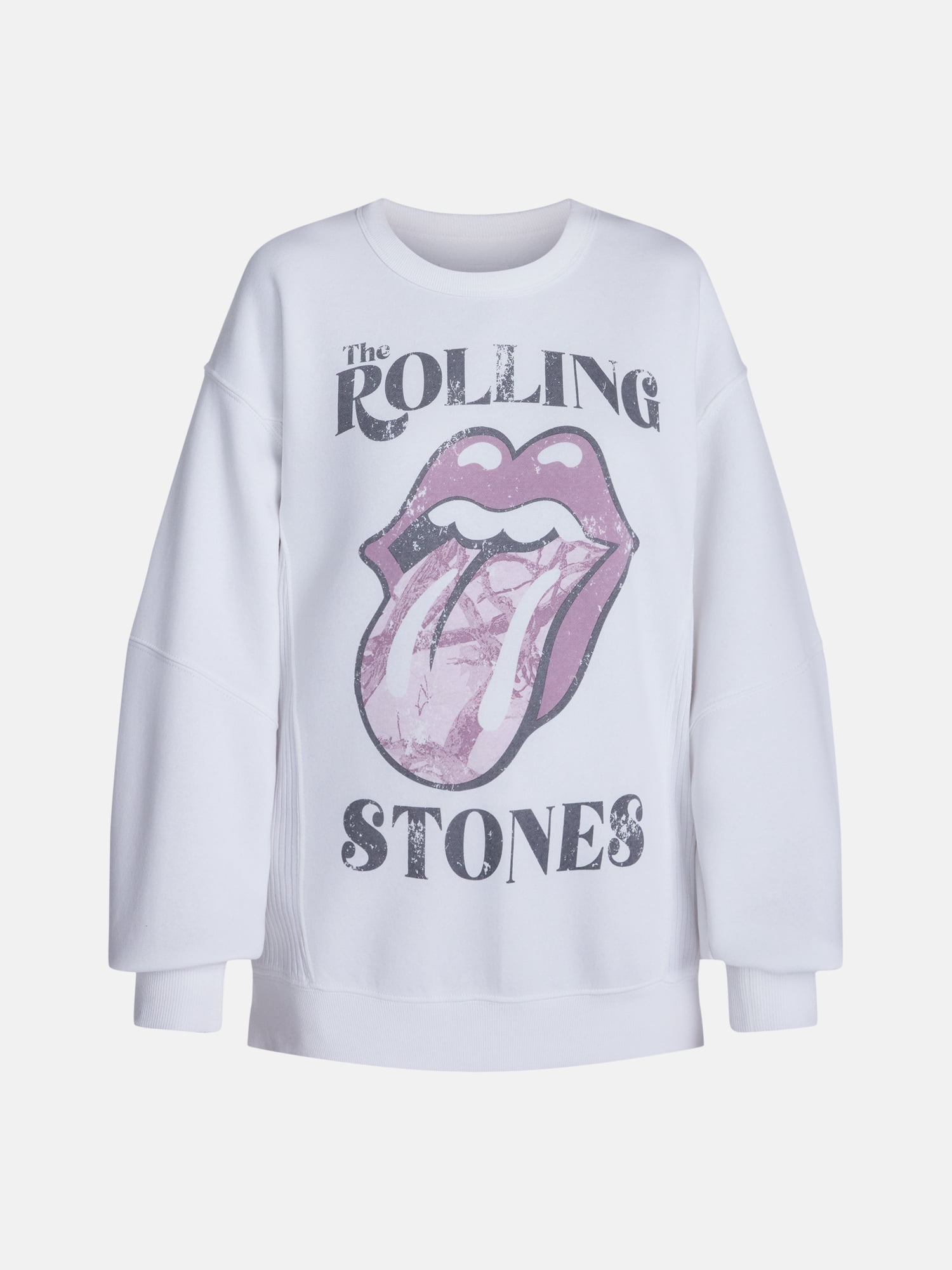 Rolling Stones Women's Graphic Sleep Top with Long Sleeves, Sizes XS-3XL