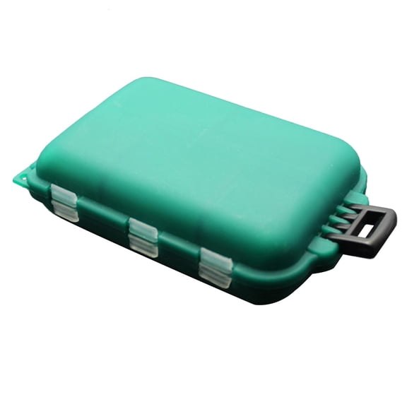 Mini Fishing Lure Box Outdoors Fishing Tool Box Portable Tackle Organizer for Case Mini Toolbox 10 Compartment Storage f