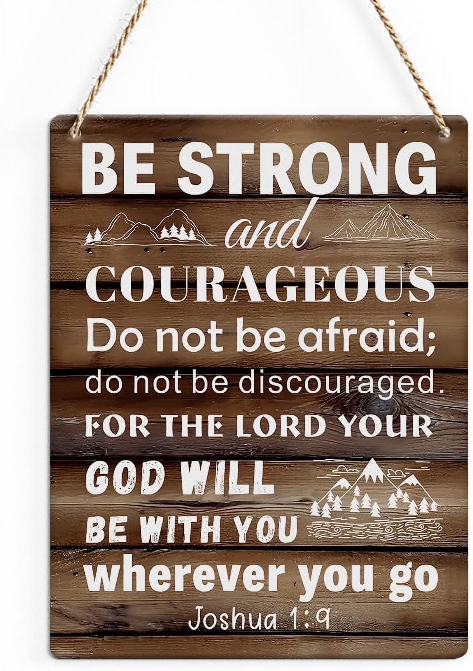 Religiöses Holzschild Mit Bibelvers – „You Will Be Blessed When You Come In“, Rustikal