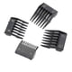 thumbnail image 1 of Juego de 4 peines para Wahl con guía de corte de metal de 3 mm, 6 mm, 9 mm y 12 mm, 1 of 5