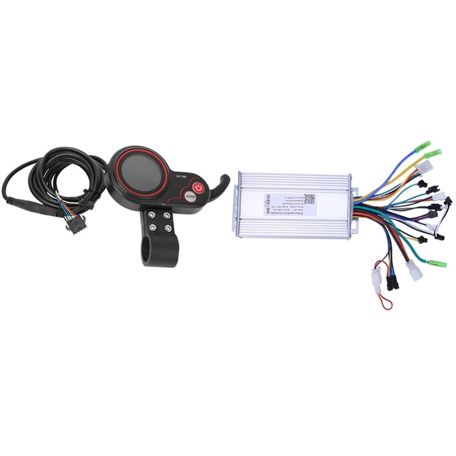 Controlador de bicicleta de montaña para patinete eléctrico LH100 36 V 500 W 2 en 1 con palanca de cambios LCD