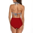 thumbnail image 4 of Trajes de baño para mujer, Trajes de baño para mujer, Traje de baño de una pieza con vendaje, bikini con relleno push-up, traje de baño, ropa de playa para mujer, 4 of 5