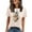 Beige, variant on Pohista Work Tops for Women Summer Shirts for Women 2025 Blouses Casual Womens Short Sleeve Shirts for Summer reorder items previously ordered Floral Print Tops for Women
