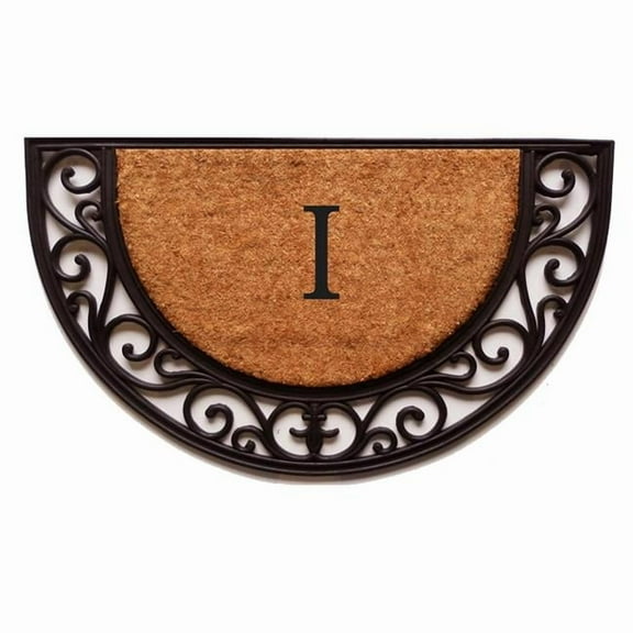 Calloway Mills Plantation Arch Monogram Outdoor Doormat 18" x 30" (Letter I)
