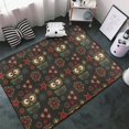 thumbnail image 3 of Shaggy Area Rug, Boho Owl Rugs for Living Room Bedroom Non Slip Door Mat Indoor Carpet Machine Washable Nursery Home Decor Floor Mats for Entryway 60x39in, 3 of 5