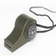 thumbnail image 4 of 3 in 1 Emergency Survival Whistle Compass Thermometer Cheerleading Whistle Camping Hiking Outdoor Equipment 2Pack, 4 of 5