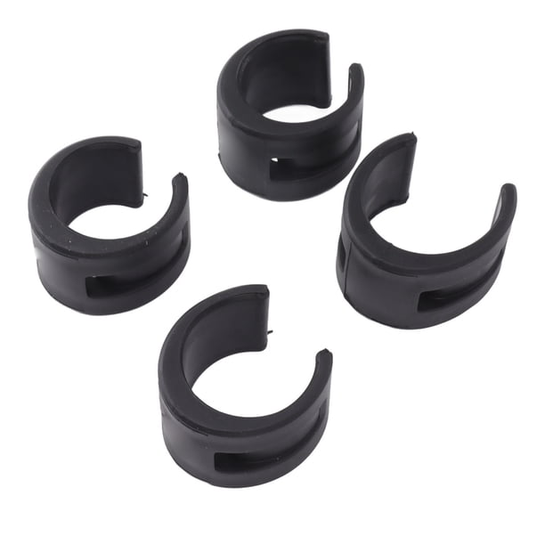 Protector de cadena de bicicleta, 4 piezas Protector de vaina de bicicleta Protector de vaina de bicicleta Protector de marco de bicicleta Anillo de goma probado profesionalmente