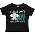 thumbnail image 3 of Inktastic Please Dont Feed Me I Have a Food Allergy with Elephant and Ribbon Boys or Girls Toddler T-Shirt, 3 of 5
