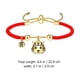 thumbnail image 3 of EeaseMX Pulsera con dije de tigre, amuleto, nudo trenzado, bendición de Año Nuevo, pulsera roja, 3 of 7