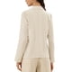 thumbnail image 3 of BLAZER CASUAL CHIC INSPIRADO para Mujeres Rayas Cuello con Muesca Un Botón Blazers de Oficina con Bolsillos S Beige, 3 of 6