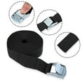 thumbnail image 3 of 6pcs 1" x 12' Cargo Tie Down Straps Lashing Straps Travel Luggage Strap Adjustable with Cam Lock Buckle for Car Black, 3 of 6