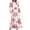 *Pink, variant on ClodeEU Christmas Graphic Maxi Dress for Women ,Crewneck A Line Long Sleeve Flowy Swing Dresses White,Womens Plus M
