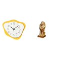 thumbnail image 1 of Reloj de pared de león acrílico, escultura, adorno moderno para oficina, reloj silencioso, figura decorativa de arte rústico, pieza de colección para, 1 of 8