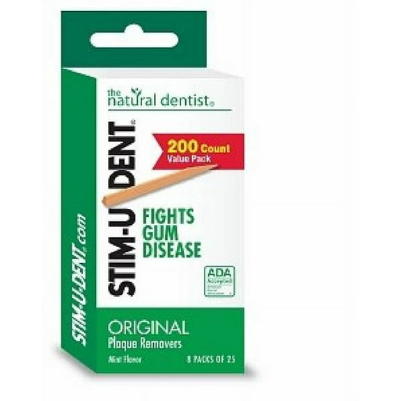 Options STIM-U-DENT Plaque Value Pack Removers, Mint 200 ea (Pack of 4)
