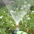 thumbnail image 3 of Buse de Boyau d'Arrosage en Laiton / Embout d'Arrosage à Filetage Externe de 1/2 Po / Durable, Résistant à la Rouille / Facile à Utiliser pour Arroser Pelouses, Jardins, Plates-Bandes / Longueur de 54 mm, 3 of 6