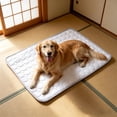 thumbnail image 6 of Breathable Cooling Pet Mat, Washable Portable Summer Cool Pad for Dogs Cats Crate Sofa Indoor Outdoor Use,Brown 28 x 22 Inches, 6 of 8