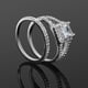 thumbnail image 5 of Pareja Anillos Clásico Anillo de Oro con incrustaciones de circón Anillos de joyería, 5 of 7