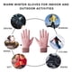 thumbnail image 5 of Guantes impermeables de felpa con pantalla táctil para ciclismo, cálidos, para mujer, 5 of 5