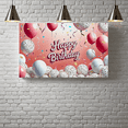 thumbnail image 5 of Pink Themed Happy Birthday Banner Backdrop Background Party Decors for Birthday Party Celebrations Photography Props Photo Booth Decorations, 5 of 7