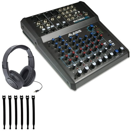 Alesis Usb Mixer - Alesis MultiMix 8 USB FX | 8-Channel Mixer - Ultimate Mixer Bundle