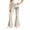 Z260 Beige, variant on Landzoo Girls Flared Pants Bowknot Graphic Slim Fit High Waisted Fall Casual Kid Girls Trousers