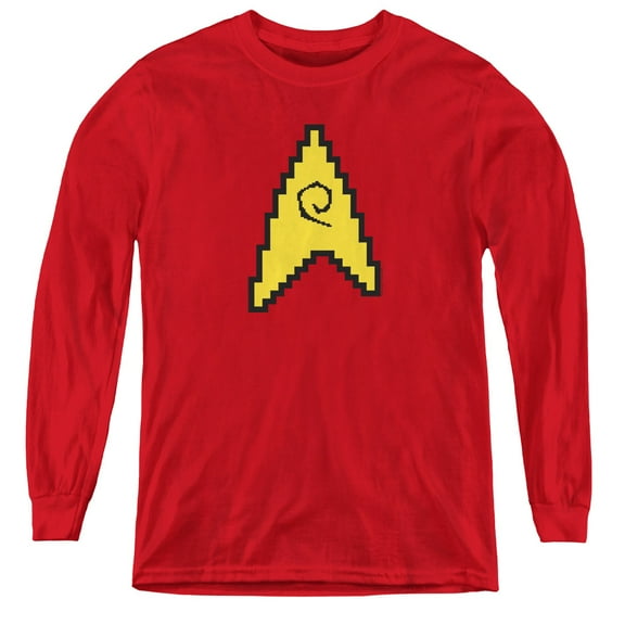 Star Trek - 8 Bit Engineering - Youth Long Sleeve Shirt - X-Large