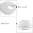 thumbnail image 4 of Pretyzoom 20Pcs White Plastic Desk Grommet Hole Covers Cable Organizers Round Cord Plugs for Car, 4 of 8