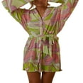 thumbnail image 2 of Blouses de Plage Décontractées pour Femmes, Tuniques à Boutons, Robe de Plage, Couvre-Maillot, 2 of 9