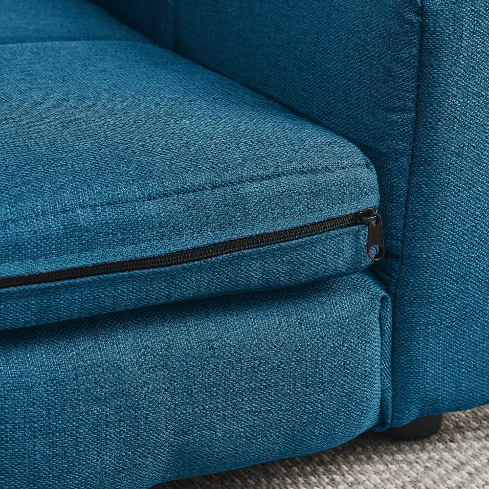 Jakoola 51" Extra-Large Pet Bed Couch, Big Dog Sofa for Large and Oversized Dogs, 43.5" Seat Width, Blue