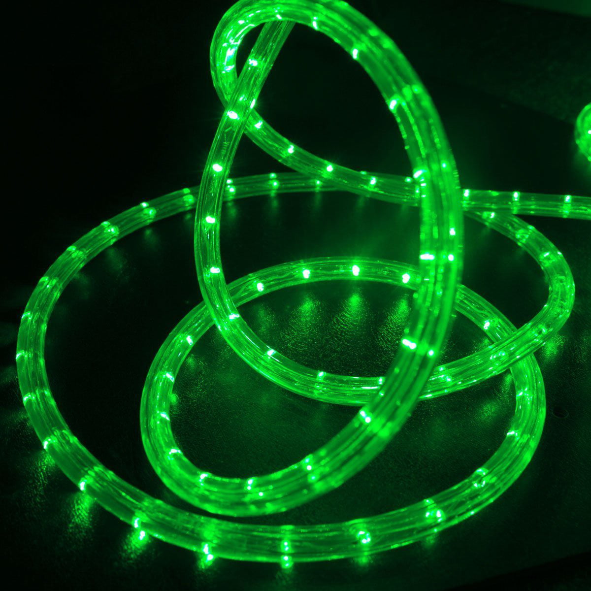 NEW FREE SHIPPING Details about   Celebrations Rope Lights 216 Green Lights 18' 