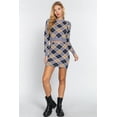 thumbnail image 4 of Argyle Jacquard Sweater Mini Skirt, 4 of 5