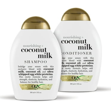 OGX Nourishing   Coconut Milk Shampoo & Conditioner Set 13oz, 2 Ct