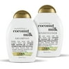 OGX Nourishing + Coconut Milk Shampoo & Conditioner Set 13oz, 2 Ct