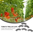 thumbnail image 4 of Beaupretty Tomato Support Clips Black Plastic Gardening Tool for Plant Fixation 100Pcs, 4 of 5