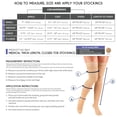 thumbnail image 2 of Truform Thigh High Stockings, Closed Toe, Lace Top: 20 - 30 mmHg, Beige, Large, 2 of 7
