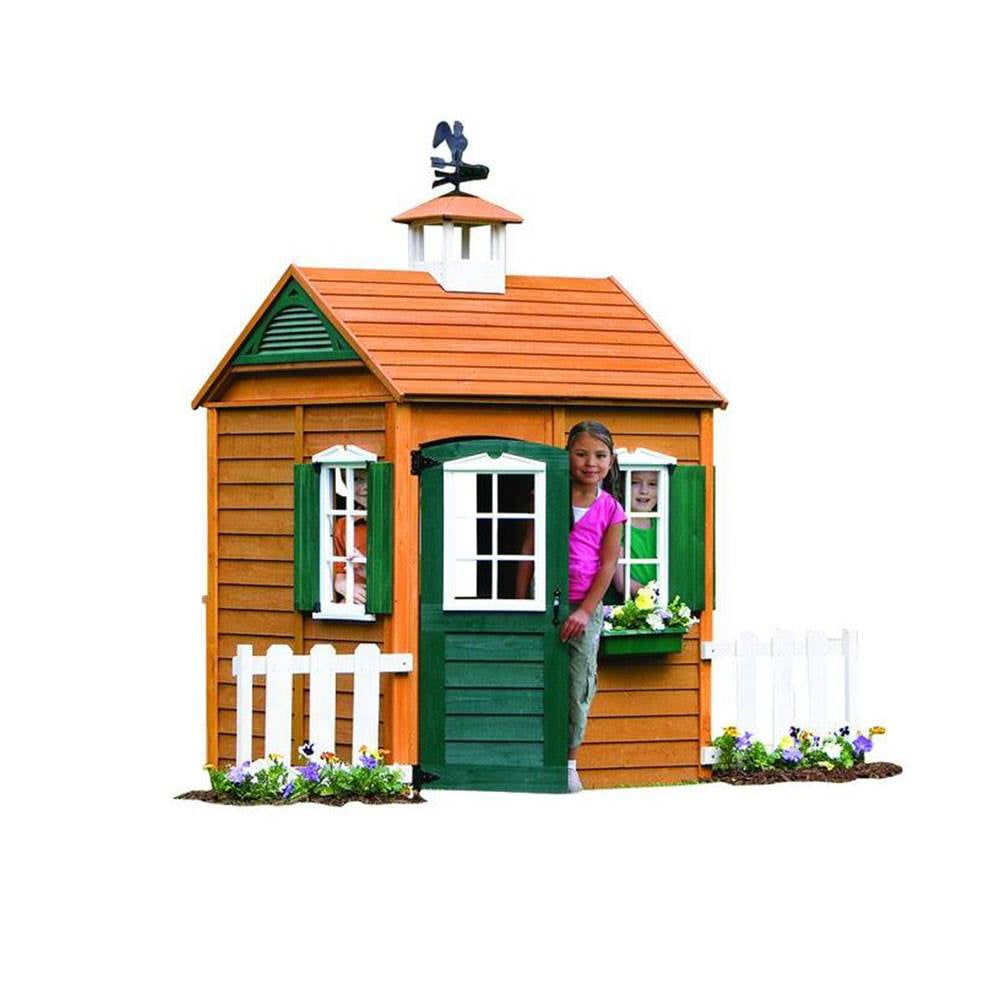 Big Backyard Bayberry Ready to Assemble Wooden Playhouse